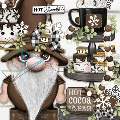 Hot Cocoa n S'mores Gnome - Sheena Pike (Release Paper)