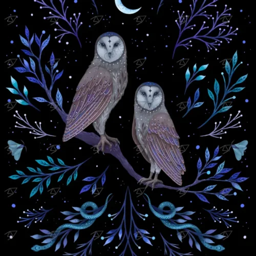 Owls in the Moonlight - Episodic Drawing (Release Paper)