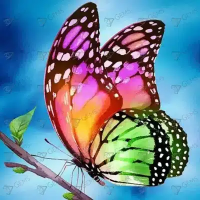 Watercolor Butterfly - Auclair Studios (Release Paper)